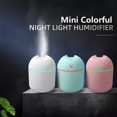 Imagem do 250ML USB Mini Umidificador de Ar Aroma Difusor Óleo Essencial Para Casa Carro Ultrasonic Mudo Névoa Criador Difusor com Lâmpada Cor LED