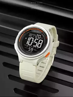 SKMEI-1841 Luxo Digital Sports Watch para homens, relógio de pulso impermeável, cronômetro, contagem regressiva, relógio militar, 1560