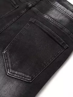Calça jeans casual stretch reta masculina, azul, preta, clássica, calça de trabalho, roupa de marca masculina, moda na internet