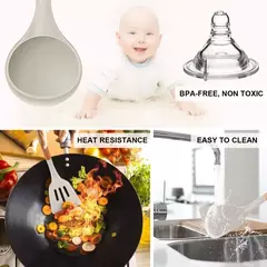 Silicone utensílio conjunto com suporte, 36pcs - comprar online