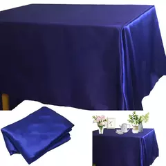 Toalha De Mesa Retangular Para Decoração De Casa, Toalha De Mesa De Cetim, Cobertura De Mesa De Jantar, Casamento, Natal, Chuveiro De Bebê, Aniversário, Banquete - loja online