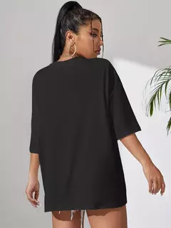 Camiseta de algodão de manga curta feminina, macia, respirável, roupa confortável, básica, que combina, solta, feminina, fitness, monocromática - Wolf Magazine