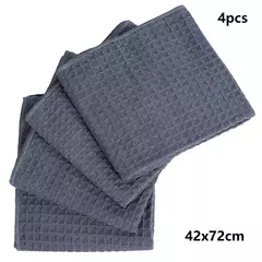 Imagem do Homaxy-Microfiber Kitchen Towels, Thick Magic Dishcloth, Toalha de limpeza doméstica, Pano de lavagem macio, Absorvente polonês, Pano limpo, 6pcs