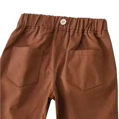 Conjunto formal de roupas cavalheiras para o bebê infantil macacão sólido, traje de primeiro aniversário do menino, roupas infantis de algodão infantil, 0-24 meses - Wolf Magazine