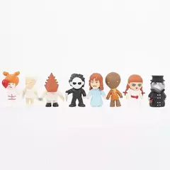 24 Pçs/set Personagens de Filme de Terror V para Vendetta Chucky Freddy Jason Assustador Saw PVC Figuras de Ação Brinquedos - comprar online