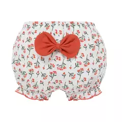 Menina bebê shorts 100% algodão crianças infantil moda listra arco calcinha para 6-24 meses crianças de alta qualidade falbala cuecas presente na internet