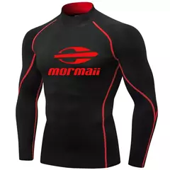 Imagem do Proteção UV dos homens Natação T-Shirt, Rash Guard, Manga Comprida, Surf, Sw