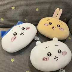 Almofada traseira hachiware muito macia, confortável, usagi chiikawa, travesseiro, sofá-cama, decoração de casa, encosto de cabeça, estilo japonês, presentes na internet