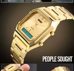 Skmei-homens relógios de pulso 1220, casual, digital, dual time, esportes, cronógrafo, à prova d'água, quartzo, 3bar na internet