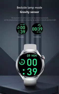 Imagem do Huawei GT4 Pro Smartwatch Impermeável para Homens, GPS, NFC, 360x360, Tela AMOLED, Frequência Cardíaca, Chamada Bluetooth, IP68, 2022