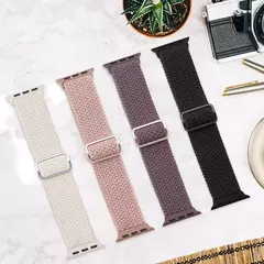 Bracelete Solo Trançado para Apple Watch, Band para iWatch Series 8, 9, 3, SE, 5, 6, 7, Ultra 2, Correia, 44mm, 40mm, 45mm, 49 milímetros, 41 milímetros, 45 milímetros - loja online