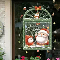 Santa and Snowman Christmas Window Adesivos, Decalques De Parede, Ano Novo, Home Decor, Feliz Natal Decorações, Presentes de Natal, 2022 - Wolf Magazine