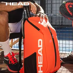 Cabeça Racquet Sport Bag, raquete de tênis, Ombros Bag, raquete de tênis, Tribunal Mochila, Shoe Bag, Série TOUR, Preto, 1-2Pcs