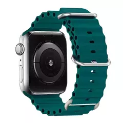 Pulseira esportiva de silicone para Apple Watch, pulseira para iWatch Series 9, 7, 8, 4, 5, 6, SE 2, 49mm, 45mm, 44mm, 42mm, 38 milímetros, 40 milímetros, 41 milímetros, ultra