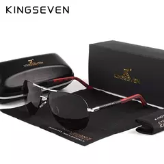 KINGSEVEN-Alumínio Retro Óculos Funcionais para Mulheres e Homens, Fashing Óculos, Pilot Eyewear, Acessório de Luxo, Alta Qualidade, Novo