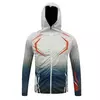 Camisas de pesca masculinas com capuz longo, jaqueta UV respirável, camiseta ao ar livre, zíper completo, upf 50, verão unissex