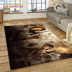 3D L-Senhor dos Anéis filme HD tapete, decoração antiderrapante para sala de - loja online
