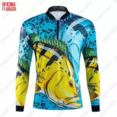 ODA-Camisa Masculina Respirável Proteção UV, Roupa de Pesca Casual, Ao Ar Livre, Fino, Novo