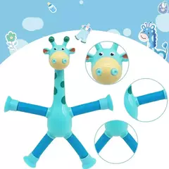 Stretch Tube for Stress Relief, Brinquedos de ventosa, Variety Shape, Squeeze Toy para crianças, Telescópico Girafa Fidget, Fole Sensorial, Anti-Stress Squeeze Toy na internet