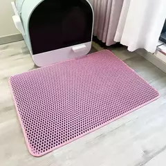 Tapete de areia para gatos, à prova d'água, camada dupla, caixa de areia para animais de estimação, antiderrapante, areia, lavável, almofada limpa, suprimentos para limpeza de animais de estimação - comprar online