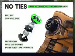 Botas de segurança impermeáveis para homens, Botas de trabalho em aço indestrutível, Anti-Smash, Resistente a facadas, Sapatos de motociclista na internet