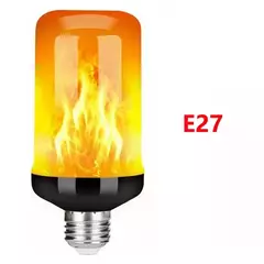 Emulação LED Dinâmica Flame Light, Lâmpada De Milho, Lâmpada De Efeito Flickering, Lâmpadas Criativas, Decoração De Casa, E14, E27, B22, AC 85-265V - comprar online