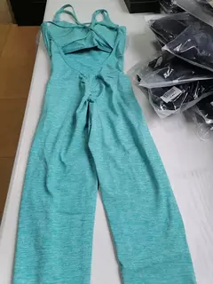 Macacão esportivo feminino, roupas esportivas, macacão de ginástica, conjunto de roupas de ioga, roupa esportiva push up, azul, vermelho, atacado, 2024