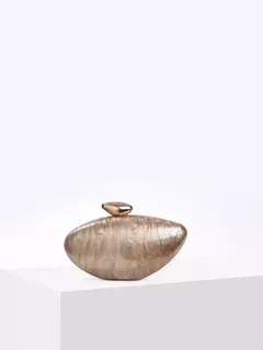 Saco de embreagem em forma de ovo acrílico para mulheres, bolsa de festa à noite, bolsa fofa, bolsa Rose Shell, designer de alta qualidade, nova na internet