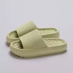 Chinelos de Nuvem de Plataforma Grossa para Mulheres, Sola Macia, Slides de Travesseiro, Antiderrapante, Chinelos de Praia, Banheiro, Casa, EVA, Verão