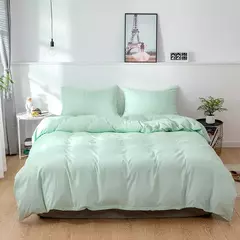 Nordic Solid Color Lixar Duvet Cover Set, Individual, Duplo, Queen, Cama King Simples, Fronha, Roupa de cama, Sem lençol, na internet