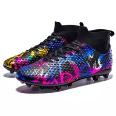 Botas de futebol indoor para homens, chuteiras de futebol de futsal, tênis antiderrapante, sapatos infantis, novos e originais - Wolf Magazine
