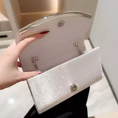 Embreagem de lantejoulas de luxo para mulheres, Sacos De Noite, Bolsas De Glitter Banquete, Bolsa De Ombro De Cadeia, Bolsa De Festa De Casamento, Moda Feminina na internet