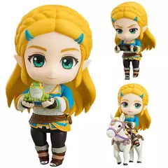 10cm # 1212 A Lenda de Zelda: Figura de ação Breath of The Wild Zelda # 733-DX Link Anime Figura Coleção PVC Modelo Boneca Brinquedos