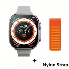 Imagem do 2024 novo relógio inteligente 9 ultra pro max gen 2 49mm tela amoled smartwatch alta taxa de atualização carregamento sem fio das mulheres dos homens para o esporte
