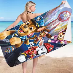 Anime Paw Patrol Toalha De Praia Cartoon Chase Toalhas De Verão Banheiro Toalha De Banho Natação Toalhas De Natal Viagem Toalha De Praia Secagem Rápida - Wolf Magazine