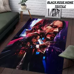 Filme John Wick Tapete antiderrapante, arte da moda, cinema, sala de estar, sof?