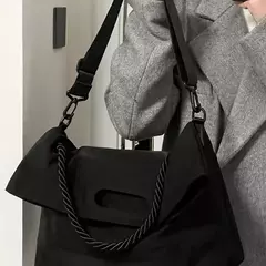 Bolsa crossbody de nylon para mulheres, sacola grande, estilo ocioso, deslocamento escolar, estoque de moda, nova, 2024 - comprar online