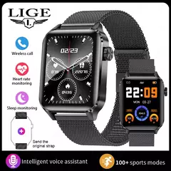 Imagem do Lige-Chamada Bluetooth Relógios Inteligentes para Mulheres, Relógio de Pulso, Relógio de Fitness, Smartwatch Impermeável, Xiaomi, Huawei, Android, iOS, iPhone, Novo