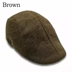 Boné de boinas de linho estilo britânico masculino, boné Gatsby Cabbie, moda clássica, vintage, verão, novo, outono, 2022