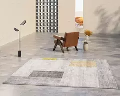 Tapete abstrato antiderrapante para sala de estar, decoração moderna, tapetes na internet