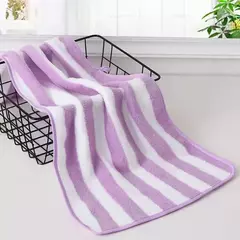 Imagem do Absorvente Quick Drying Toalha De Banho Conjuntos, Listras, Mão Face Suave, Microfibra De Banheiro, Natação, Adultos, 35x75cm