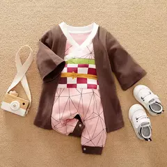 Traje recém-nascido do bebê anime macacão menino kakashi akatsuki chopper zoro vegeta cosplay roupas infantis macacão 0-18 meses