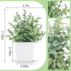 Simulação bonsai para decoração de casa, plantas artificiais, plantas falsificadas, para o jardim, quarto, sala, banheiro, 1 quarto - comprar online