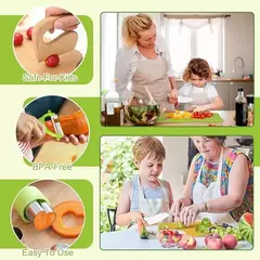 Conjuntos de Cozinha Real para Crianças, Ferramentas de Cozinha para Crianças, Facas Seguras, Montessori, Cozinha, 11 PCs, 13 PCs, 17PCs, 2 PCs, 3 PCs, 4 PCs, 5 PCs, 6 PCes, 7 PCes, 8 PCes - loja online