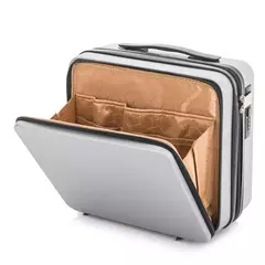 Bagagem portátil de viagem para mulheres, caixa cosmética de 16 ", embarque leve, maquiagem profissional, mini mala simples, bolsa na internet