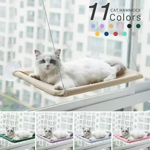 20kg pet gato rede pendurado cama de gato rolamento confortável gato ensolarado janela assento montar gatinho escalada quadro acessórios para animais de estimação