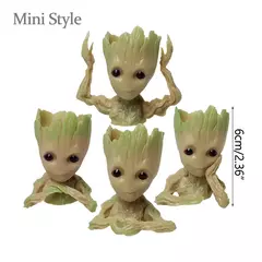 Desenhos animados Groot Figurines para Decoração de Casa, Modelo Miniatura, Desktop Display, Artesanato, Árvore Homem Ornamento, Decoração Do Escritório, 5cm - loja online
