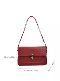 Bolsa axilas retrô para mulheres, bolsa de ombro crossbody, nicho de textura high-end, nova, 2024 - comprar online