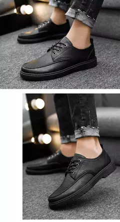 Imagem do Sapato Oxford casual masculino, sapato de couro masculino, mocassins com renda de luxo, sapato de vestido masculino brogue, moda clássica, 2024