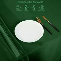 Retângulo casamento cetim toalha de mesa 57x10 2 polegada brilhante suave cobertura de mesa de seda para banquete de casamento aniversário mesa de jantar decoração na internet